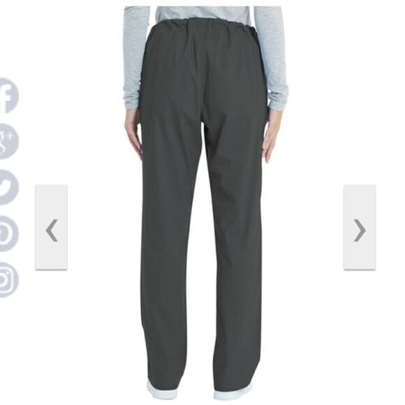 Scrubstar Women’s M Pewter Scrub Pants - Picture 2 of 6